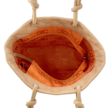 将图像加载到图库查看器中，CHANEL Cambon line Tote Bag BeigeA25167 Lambskin Patent Leather Size Medium
