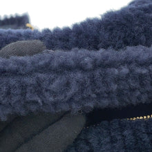 Load image into Gallery viewer, CHANEL ★Coco Neige Bowling Bag NavyAS5059 Shearling Lambskin Size Large
