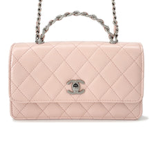 Load image into Gallery viewer, CHANEL Matelasse 2WAYChainShoulder Bag PinkAP3566 Lambskin/Rhinestone
