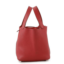 Load image into Gallery viewer, HERMES Picotin Lock Ruby Taurillon Clemence Size PM
