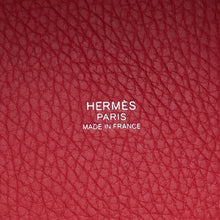 将图像加载到图库查看器中，HERMES Picotin Lock Ruby Taurillon Clemence Size PM
