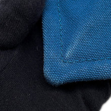 将图像加载到图库查看器中，HERMES Velocipedist Pouch Blue Cotton100%
