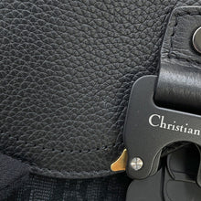 Load image into Gallery viewer, Dior Oblique Saddle Shoulder Black2ADCA435YKS Canvas Calf Leather Size Mini
