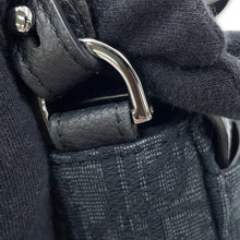 将图像加载到图库查看器中，Dior Oblique Saddle Shoulder Black2ADCA435YKS Canvas Calf Leather Size Mini
