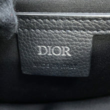 Load image into Gallery viewer, Dior Oblique Saddle Shoulder Black2ADCA435YKS Canvas Calf Leather Size Mini
