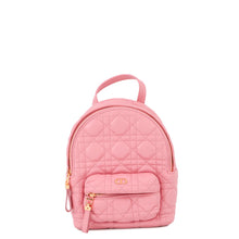 将图像加载到图库查看器中，Dior Cannage Backpack PinkM9222UNGF Leather Size Mini
