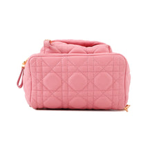 将图像加载到图库查看器中，Dior Cannage Backpack PinkM9222UNGF Leather Size Mini
