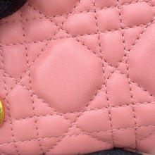 将图像加载到图库查看器中，Dior Cannage Backpack PinkM9222UNGF Leather Size Mini
