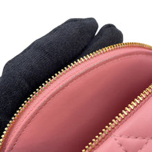 将图像加载到图库查看器中，Dior Cannage Backpack PinkM9222UNGF Leather Size Mini
