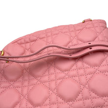 将图像加载到图库查看器中，Dior Cannage Backpack PinkM9222UNGF Leather Size Mini
