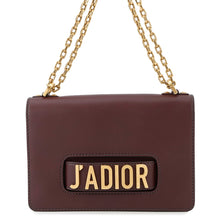 将图像加载到图库查看器中，Dior J&#39;ADIOR ChainShoulder Bordeaux Leather
