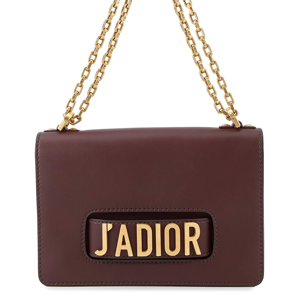Dior ★J'ADIOR ChainShoulder Bordeaux Leather
