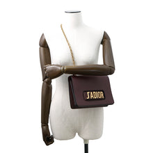 将图像加载到图库查看器中，Dior J&#39;ADIOR ChainShoulder Bordeaux Leather
