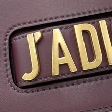 将图像加载到图库查看器中，Dior J&#39;ADIOR ChainShoulder Bordeaux Leather
