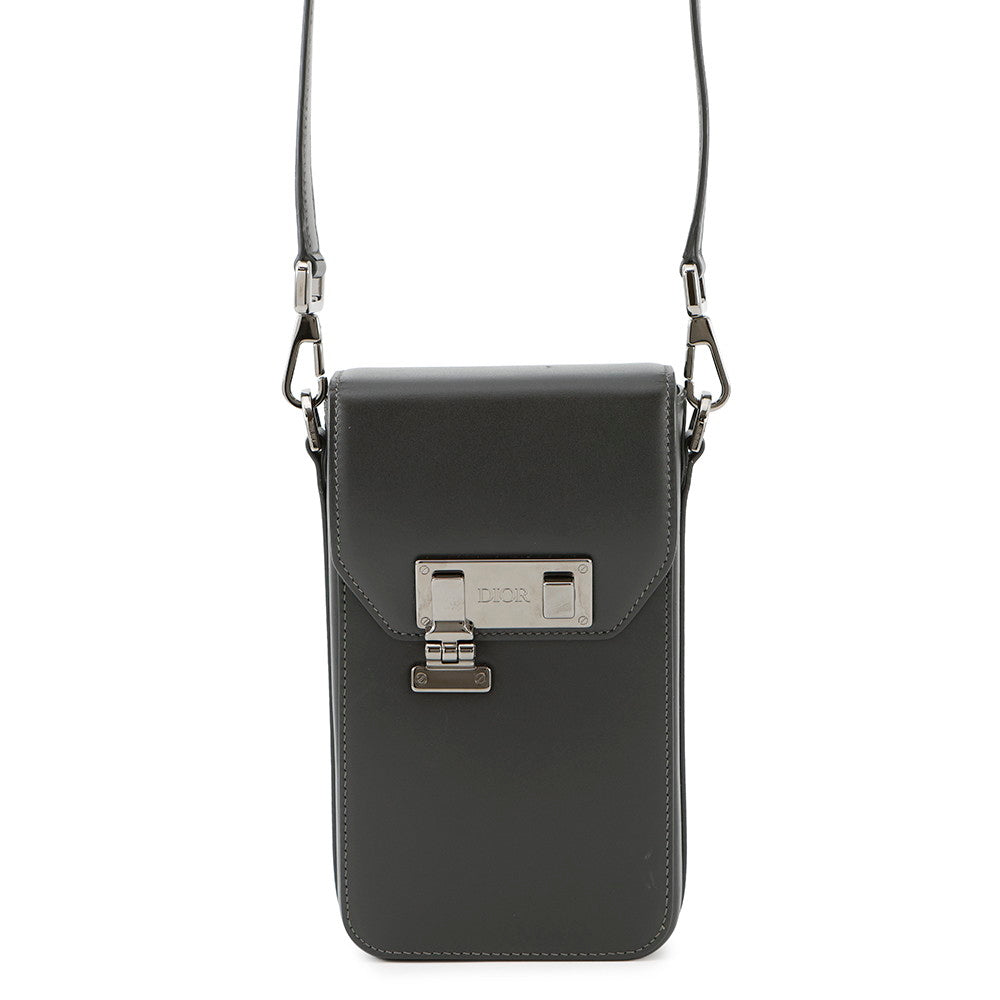 Dior Dior Padlock Vertical Pouch Black2LXCA345UCL Leather