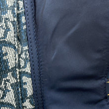 将图像加载到图库查看器中，Dior Trotter double saddle bag Navy Canvas Leather
