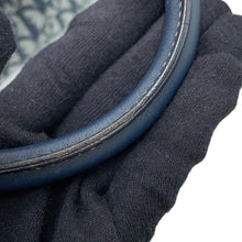 将图像加载到图库查看器中，Dior Trotter double saddle bag Navy Canvas Leather
