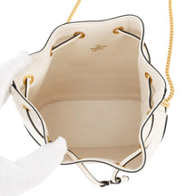 Load image into Gallery viewer, Valentino Garavani V Logo Bucket Bag Shoulder Bag Ivory3W2P0T83HPF Leather
