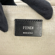 将图像加载到图库查看器中，FENDI Shopping bag Beige7VA558 Canvas
