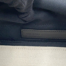 Load image into Gallery viewer, BALENCIAGA Navy Kabas Natural/Black339933 Canvas Leather Size S
