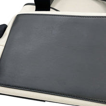 Load image into Gallery viewer, BALENCIAGA Navy Kabas Natural/Black339933 Canvas Leather Size S
