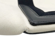 Load image into Gallery viewer, BALENCIAGA Navy Kabas Natural/Black339933 Canvas Leather Size S
