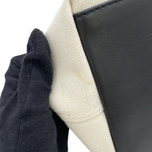 Load image into Gallery viewer, BALENCIAGA Navy Kabas Natural/Black339933 Canvas Leather Size S
