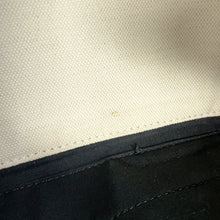 Load image into Gallery viewer, BALENCIAGA Navy Kabas Natural/Black339933 Canvas Leather Size S
