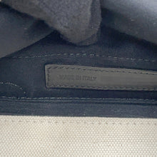 Load image into Gallery viewer, BALENCIAGA Navy Kabas Natural/Black339933 Canvas Leather Size S
