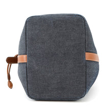 将图像加载到图库查看器中，MIUMIU Bucket bag Navy/Brown5BE089 Denim Leather
