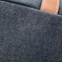 将图像加载到图库查看器中，MIUMIU Bucket bag Navy/Brown5BE089 Denim Leather
