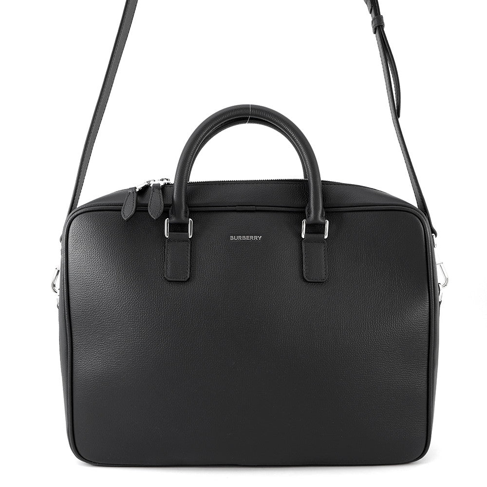 BURBERRY Briefcase Dark Navy8094243 Leather