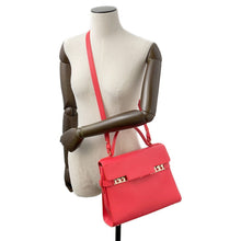 将图像加载到图库查看器中，Delvaux Tempate Red Leather Size MM
