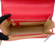 将图像加载到图库查看器中，Delvaux Tempate Red Leather Size MM
