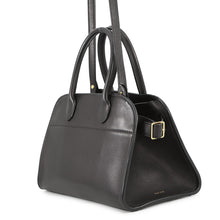 将图像加载到图库查看器中，The Row Margaux 10 2-Way Bag Black Leather
