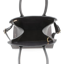 将图像加载到图库查看器中，The Row Margaux 10 2-Way Bag Black Leather
