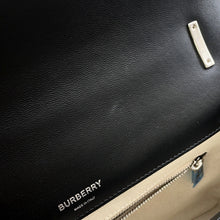 Load image into Gallery viewer, BURBERRY Roller ChainShoulder Black/White Canvas Leather

