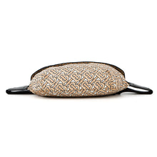将图像加载到图库查看器中，BURBERRY TBMonogram Waist Bag Beige/Black8011615 Nylon
