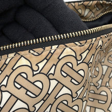 将图像加载到图库查看器中，BURBERRY TBMonogram Waist Bag Beige/Black8011615 Nylon
