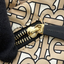 将图像加载到图库查看器中，BURBERRY TBMonogram Waist Bag Beige/Black8011615 Nylon
