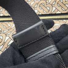 将图像加载到图库查看器中，BURBERRY TBMonogram Waist Bag Beige/Black8011615 Nylon
