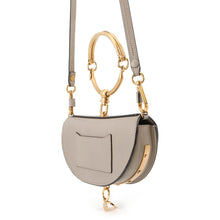 将图像加载到图库查看器中，Chloe Nile Minaudière 2-Way Bag GrayCHC17US302H5H Leather

