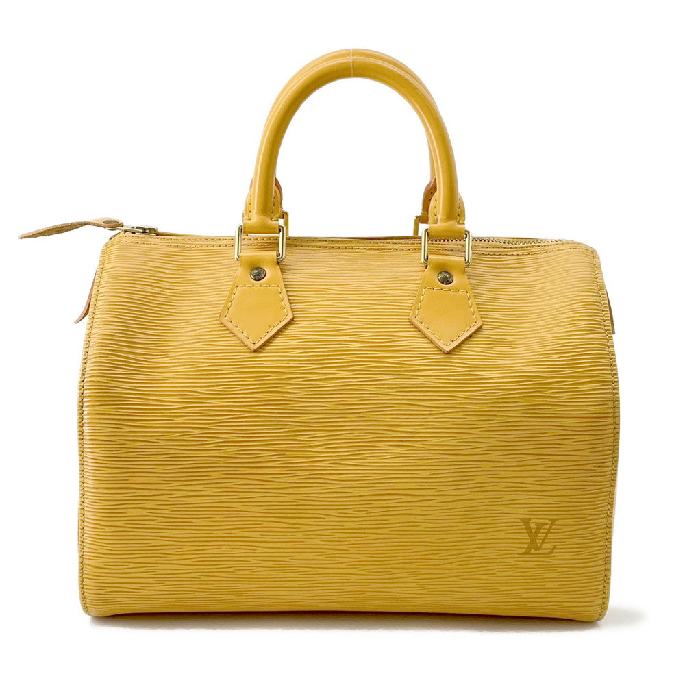 LOUIS VUITTON Speedy Tassili Yellow/PurpleM43019 Epi Leather Size 25