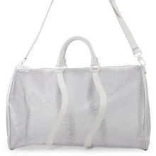 Load image into Gallery viewer, LOUIS VUITTON Epi Leather Plage Keepall Bandouliere White/TransparentM55814 PVC Size 50
