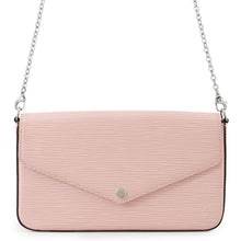 将图像加载到图库查看器中，LOUIS VUITTON Felicie Pochette Rose BallerineM62467 Epi Leather
