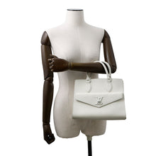 Load image into Gallery viewer, LOUIS VUITTON Rock Me Tote BlancM55817 Grained Calf Leather Size PM
