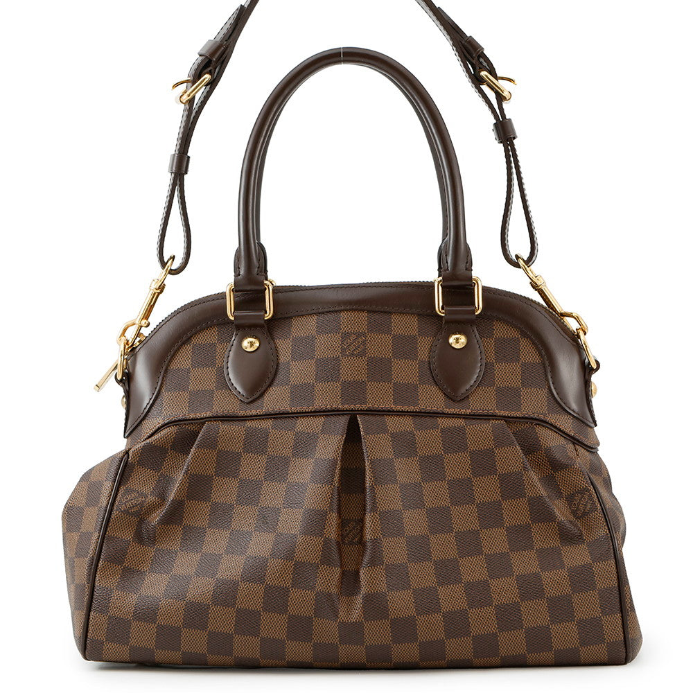 LOUIS VUITTON Trevi RedN51997 Damier Ebene Canvas Size PM