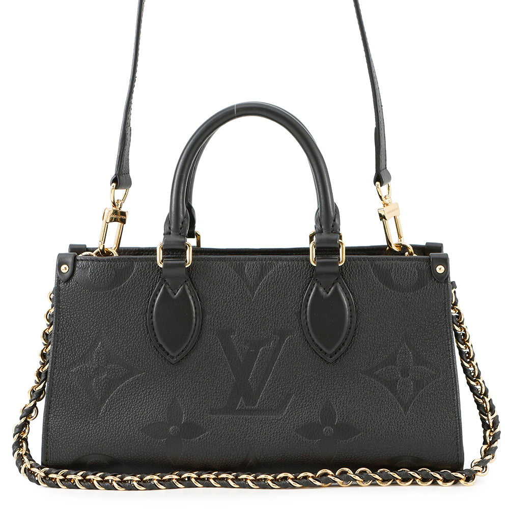 LOUIS VUITTON ★OnthegoEW NoirM23640 Monogram Empreinte Leather