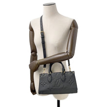 将图像加载到图库查看器中，LOUIS VUITTON Onthego EW NoirM23640 Monogram Empreinte Leather
