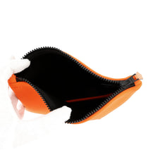 Load image into Gallery viewer, HERMES Pouch Neoban Truth Flat Orange Polyamide80% Polyurethane20% Size PM
